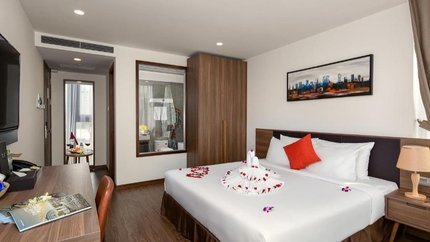 Gian phòng được thiết kế tối giản