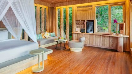 Phòng ngủ được bố trí hài hoà