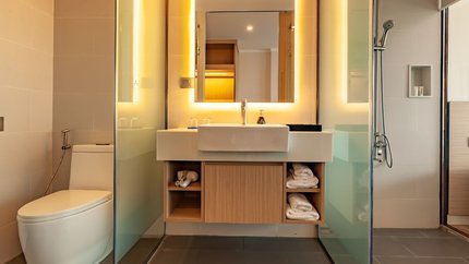 Phòng tắm đầy đủ tiện nghi