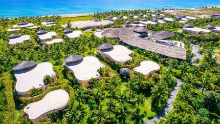 Khu nghỉ dưỡng có không gian xanh mát