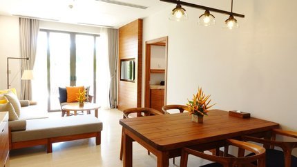 Nội thất khang trang tại phòng