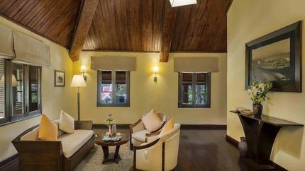 Phòng khách rộng rãi và ấm cúng