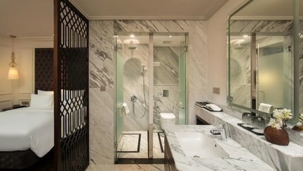 Phòng tắm được thiết kế độc đáo