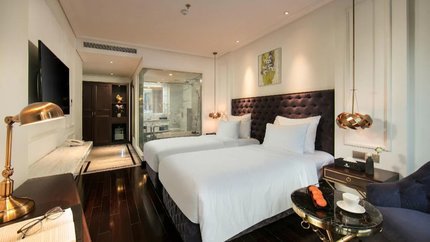 Phòng được thiết kế tinh tế