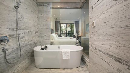 Không gian bồn tắm hiện đại