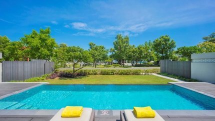 Khoảng sân vườn rộng rãi