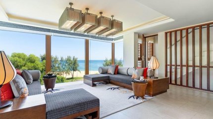 Phòng khách với tầm view thoáng đãng