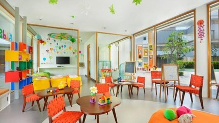 Phòng đồ chơi trẻ em ở trong nhà