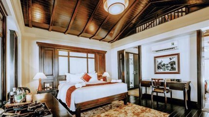 Phòng được thiết kế theo phong cách châu Âu