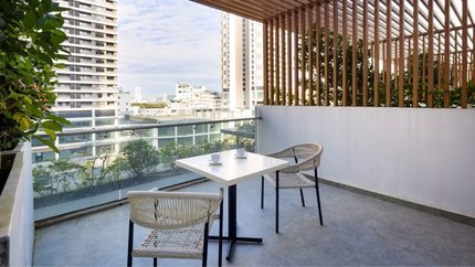 Ban công phòng rộng rãi