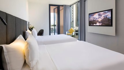 Phòng được thiết kế sang trọng