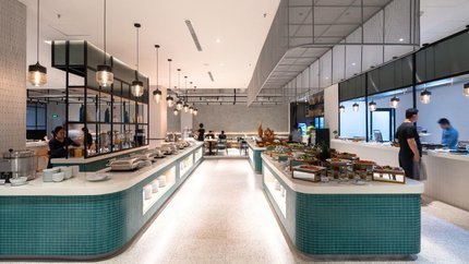 Quầy buffet đa dạng