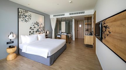 Không gian phòng rộng rãi