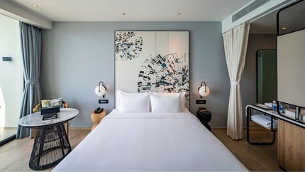 Phòng được thiết kế hiện đại