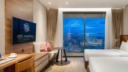 Phòng ngủ về đêm rất yên tĩnh