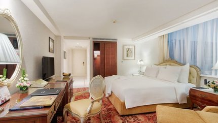 Không gian phòng được thiết kế cổ điển