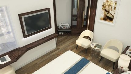 Căn phòng mang phong cách cổ điển