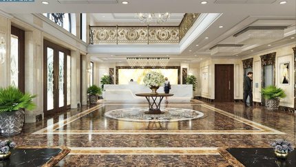 Quầy lễ tân tại AquaSun Hotel Phu Quoc