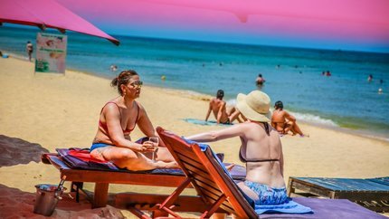 Viiew bãi biển tại Arcadia Resort Phú Quốc