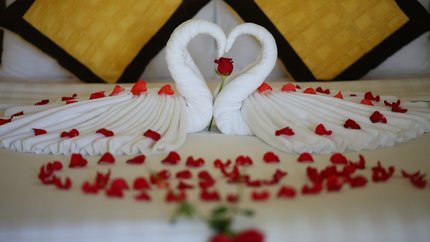 Trang trí lãng mạn cho các cặp đôi