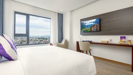 Phòng có view hướng ra biển và thành phố