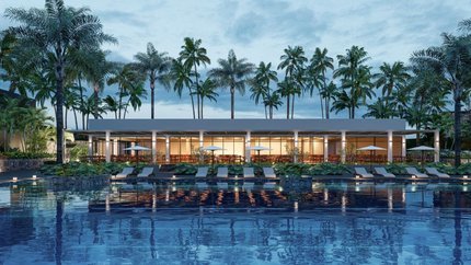 Bể bơi ngoài trời rộng lớn