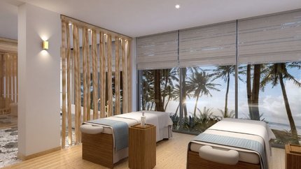 Khu vực spa có không gian yên tĩnh