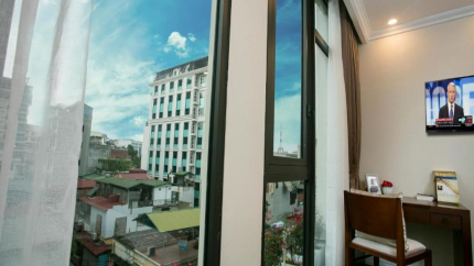 View hướng thành phố tại Au Coeur Terrace Suite, Au Coeur d’Hanoi