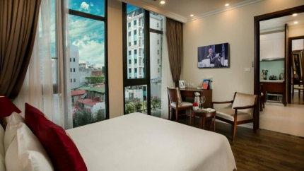 Thiết kế trang nhã tại phòng Au Coeur Comfort, Au Coeur