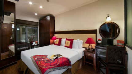 Phòng Deluxe Au Coeur d’Hanoi Hàng Bè
