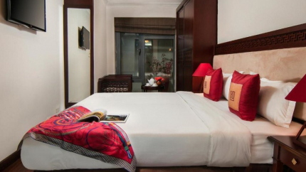 Phòng Deluxe Khách sạn Au Coeur d’Hanoi Boutique