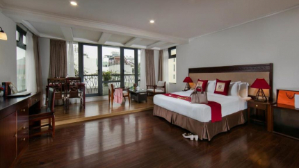 Au Coeur Balcony Suite Khách sạn Au Coeur d’Hanoi Boutique