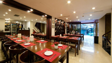 Nhà hàng sang trọng tại Au Coeur d’Hanoi Boutique