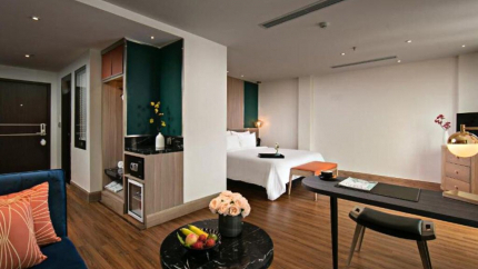 Phòng Aurora Balcony Suite tại Aurora Premium 4*