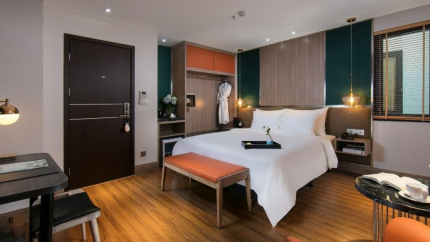 Phòng Deluxe tại Aurora Hotel