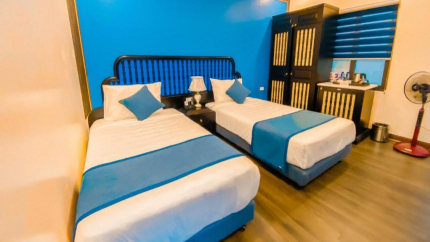 Phòng 2 giường đơn của Aurora Hotel Sapa