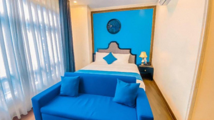 Phòng 1 giường đôi khách sạn Aurora Sapa