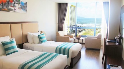 Superior sea view Twin Bedroom