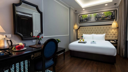Phòng Deluxe Double tại Babylon Premium Hotel & Spa