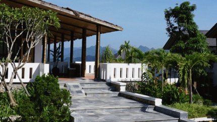 Mặt tiền tại nhà hàng