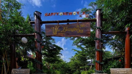 Lối vào Bambusa Resort