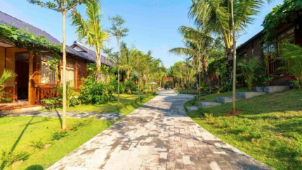 Khuôn viên khu nghỉ dưỡng Bambusa Phú Quốc