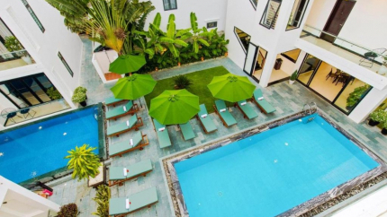 Hồ bơi tại Banana Villa Hội An