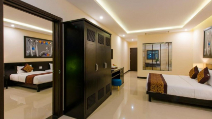 Phòng Family 4 người tại khu biệt thự Banana Hội An