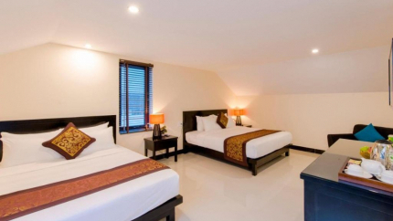 Phòng Superior Triple tại Banana Garden Hội An