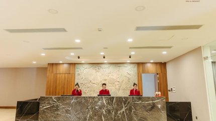 Khu vực lễ tân khách sạn