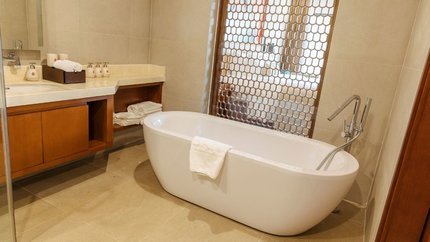 Phòng tắm được thiết kế hiện đại
