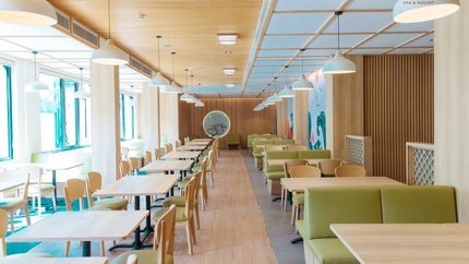 Khu vực quán cafe