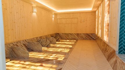 Khu vực xông hơi đá muối