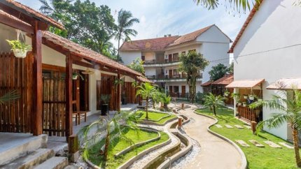 Resort sang trọng , gam màu hài hòa